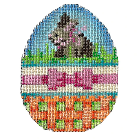 AT E601 - Bunny Bow Lattice Mini Egg