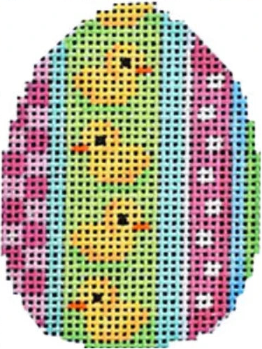 AT EG618 - Chicks/Hop Stripe Mini Egg