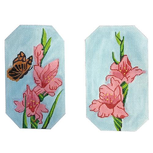 EGC-29 - Gladiolus - Pinks on Soft Blue (Full Size Only)