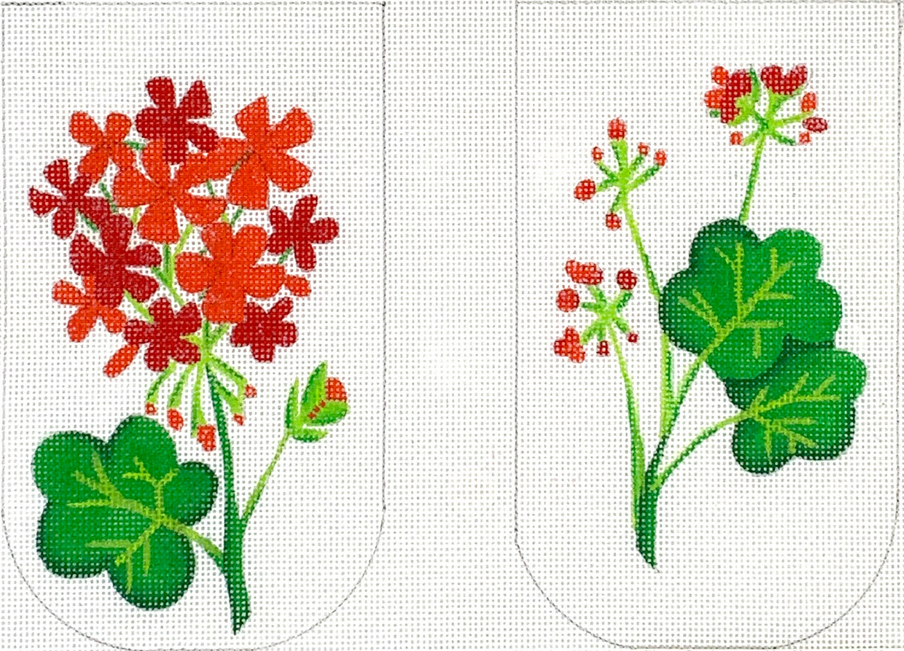 EGC-31 - Geraniums - Reds and Greens (Full Size Only)