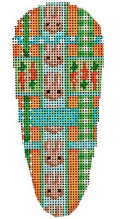 AT EM145 - Bunny Woven Ribbon Carrot