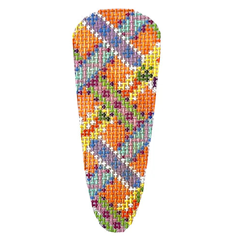 AT EM153 - Diagonal Woven Ribbon Baby Carrot