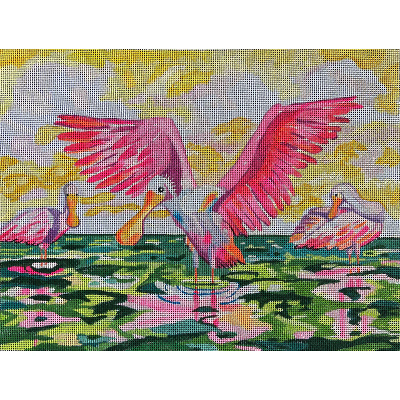 EN049 - Spoonbills