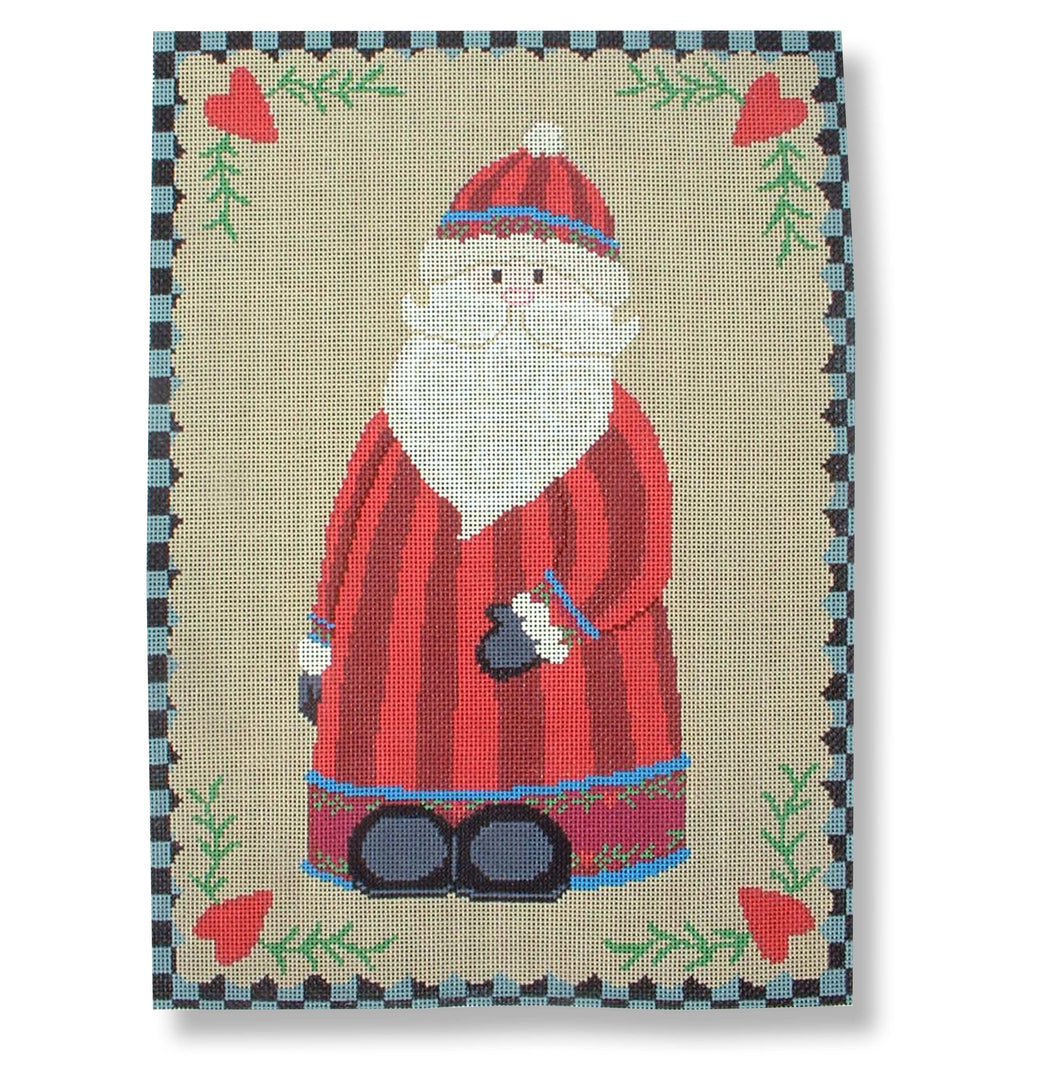 ESG-PL02 - Santa with Heart Border