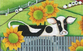 EWE-469 - Holstein and Sunflowers