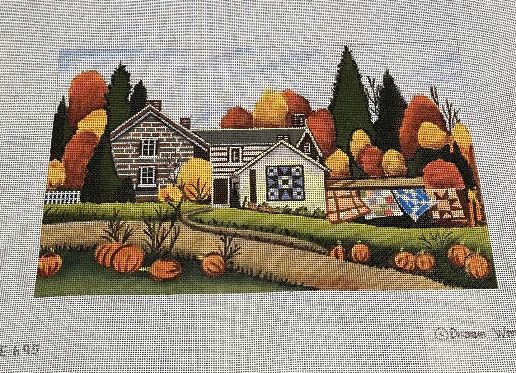 EWE-695 - Pumpkins and Quilts