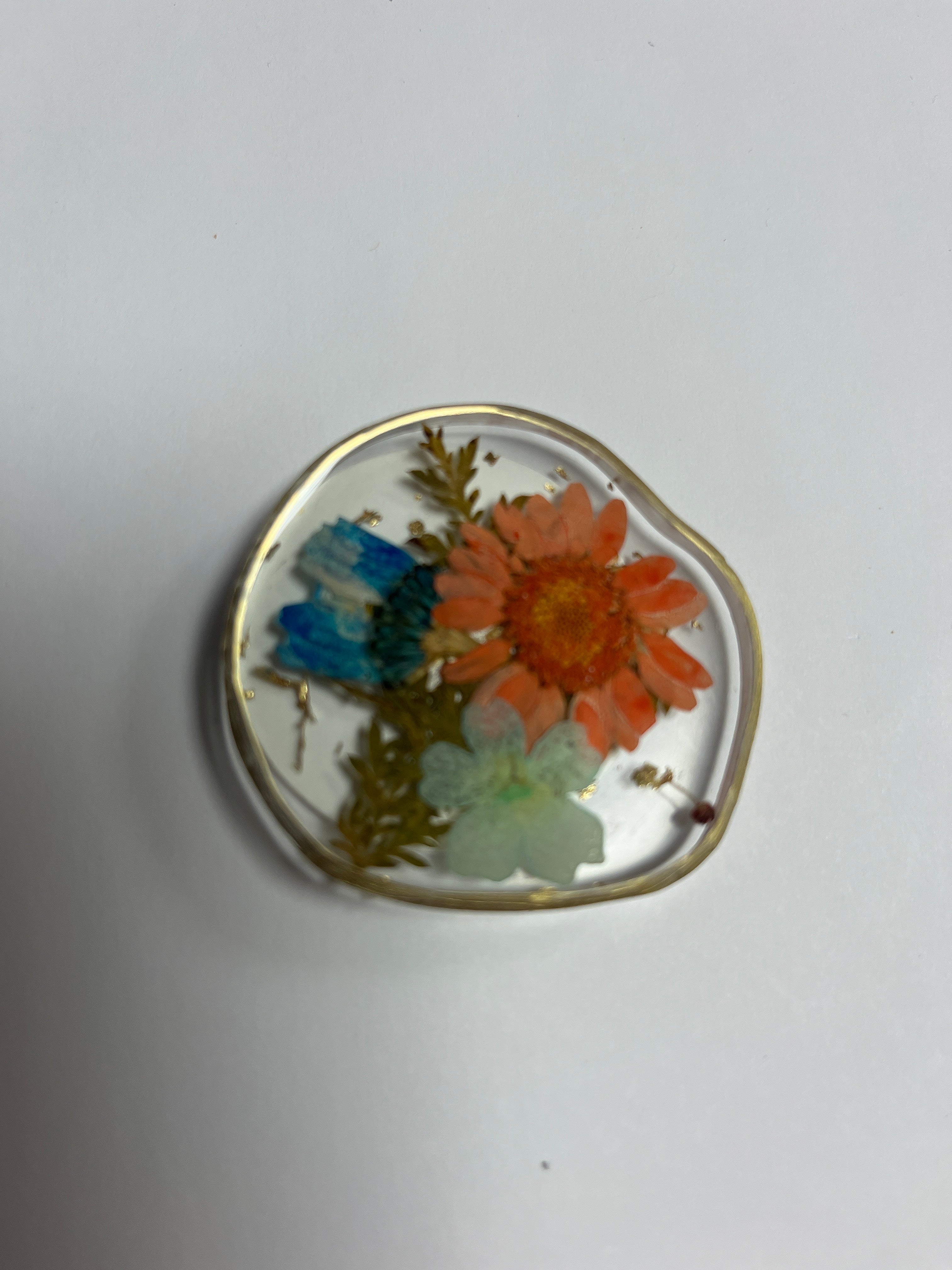 Pressed Flowers Needle Minder