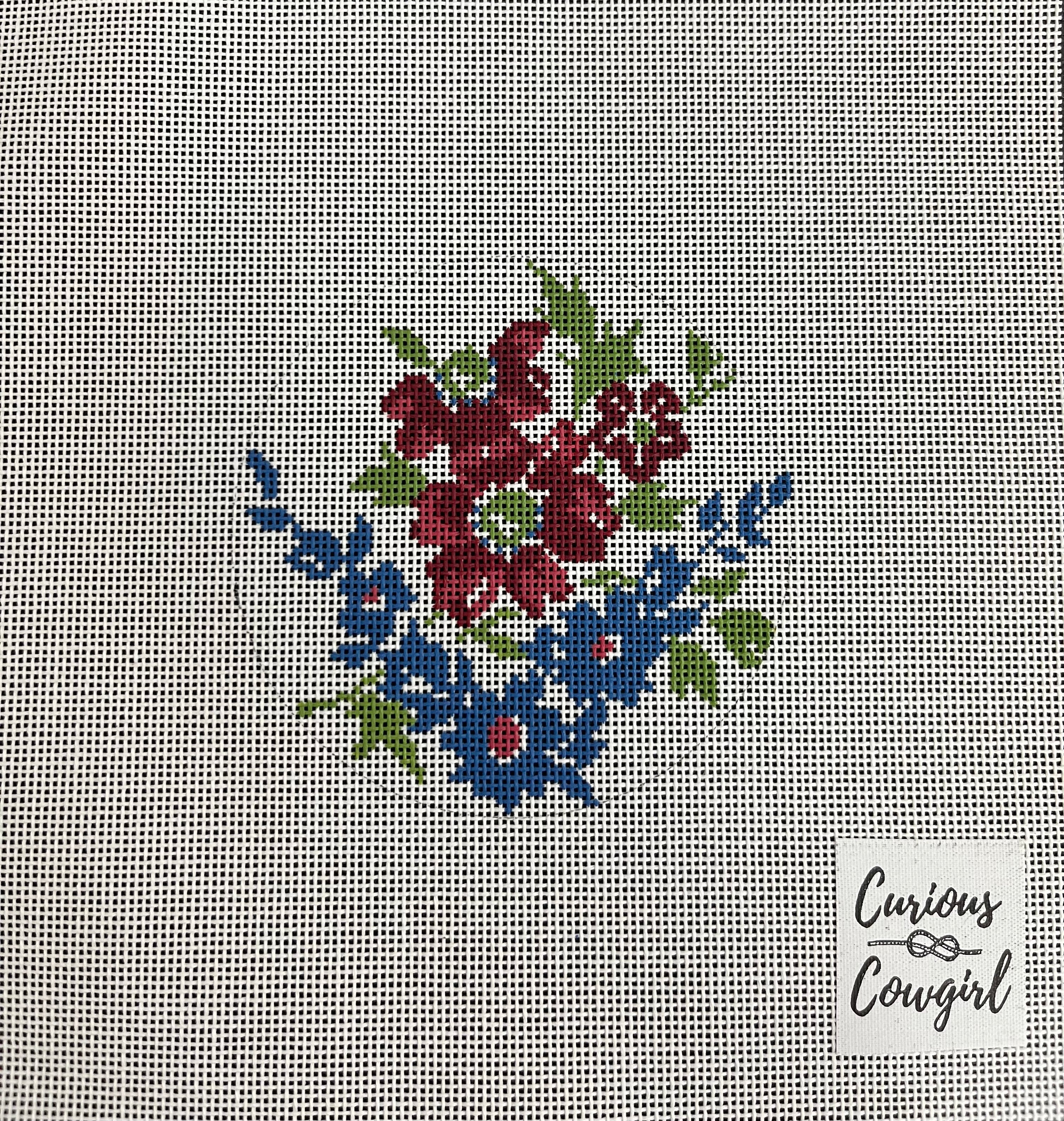 CC-CTI-1RVB - Vintage Flowers Round