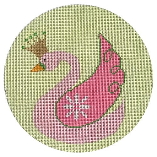 FA107A- Princess Swan - Pink Ornament