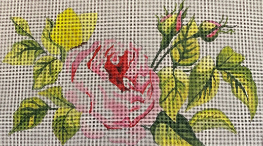 FF231 - Pink Rose and Butterfly