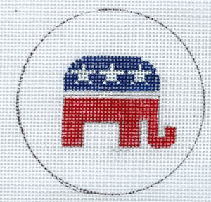 FL-116 - Flask - Republican Elephant