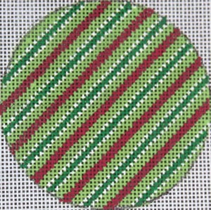 FL-106D - Flask - Diagonal Stripes Green