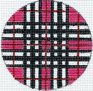 FL-106A - Flask - Preppy Plaid Pink