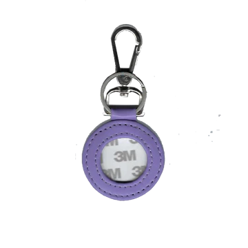 Leather Key Fob - Planet Earth