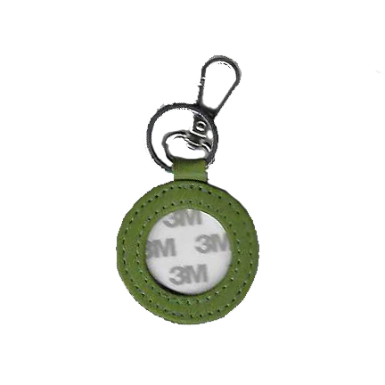 Leather Key Fob - Planet Earth
