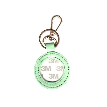 Leather Key Fob - Planet Earth