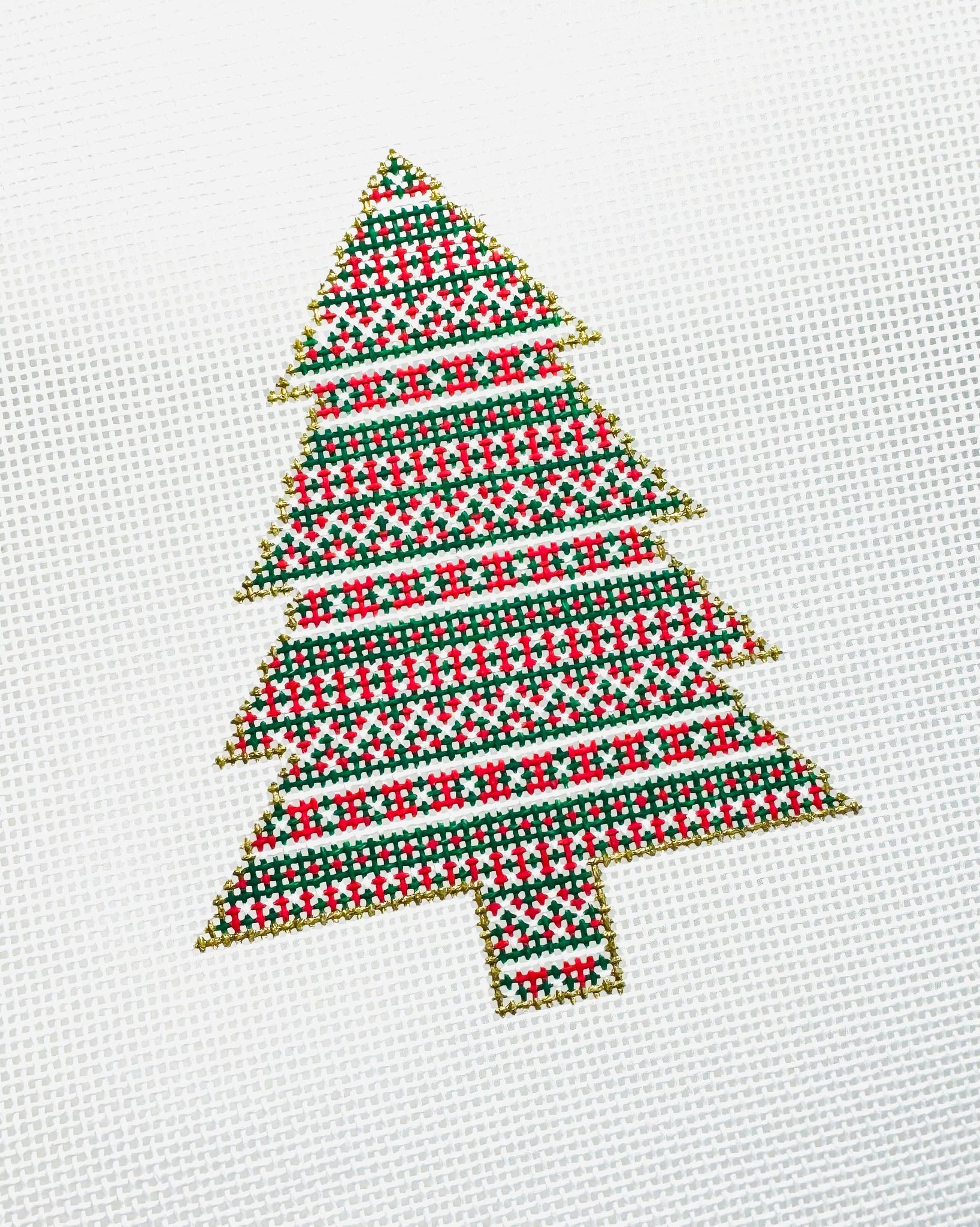 OG-35F - Fair Isle Christmas Tree