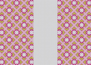G-149 - Pink Geometric Design
