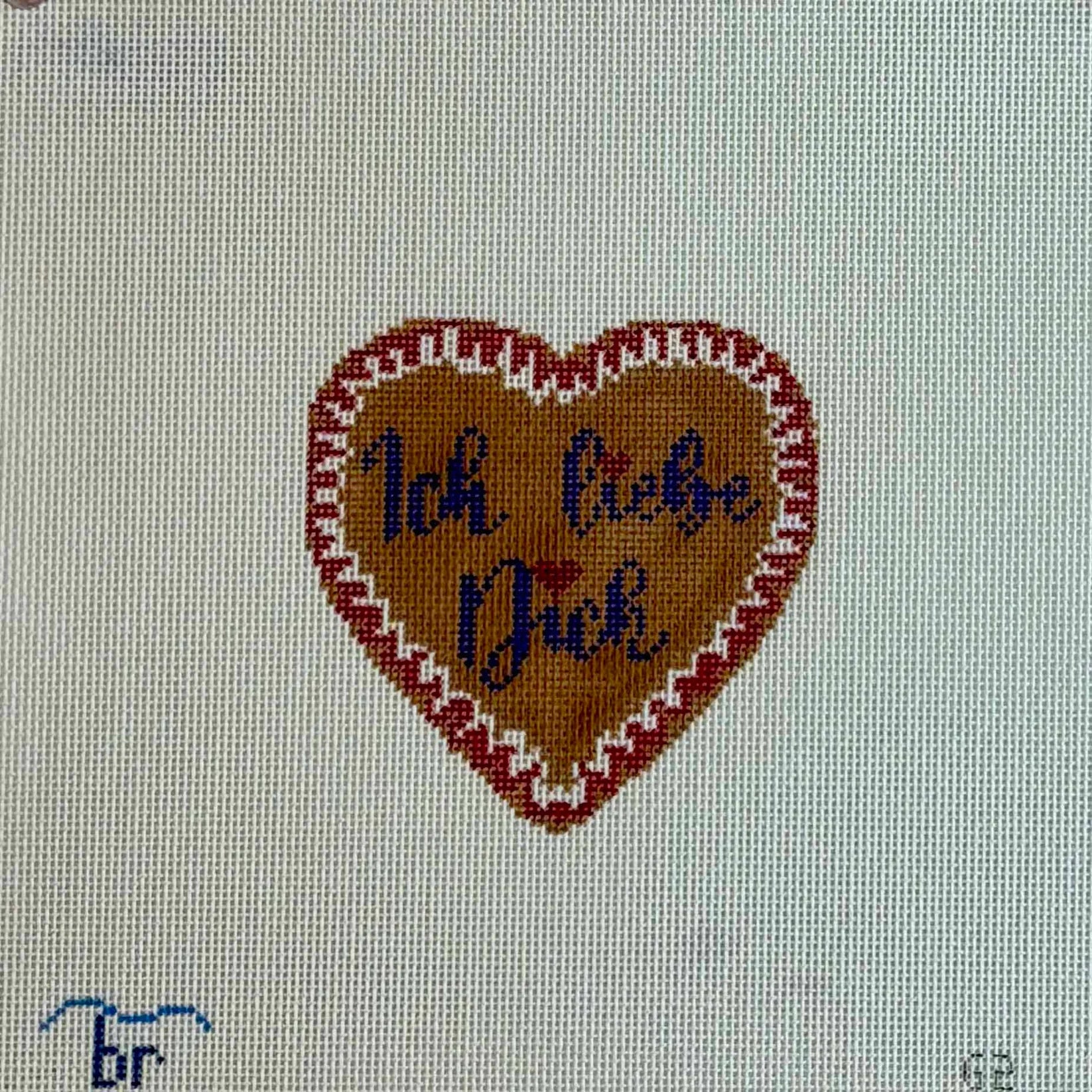 G2 - Gingerbread Heart - Ich Liebe Dich "I love you" in German