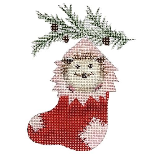 GA-X16 - Hedgehog in Stocking