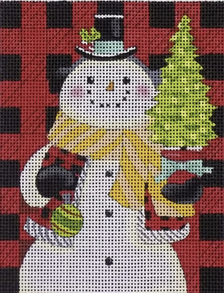 GA-X18 - Plaid Snowman