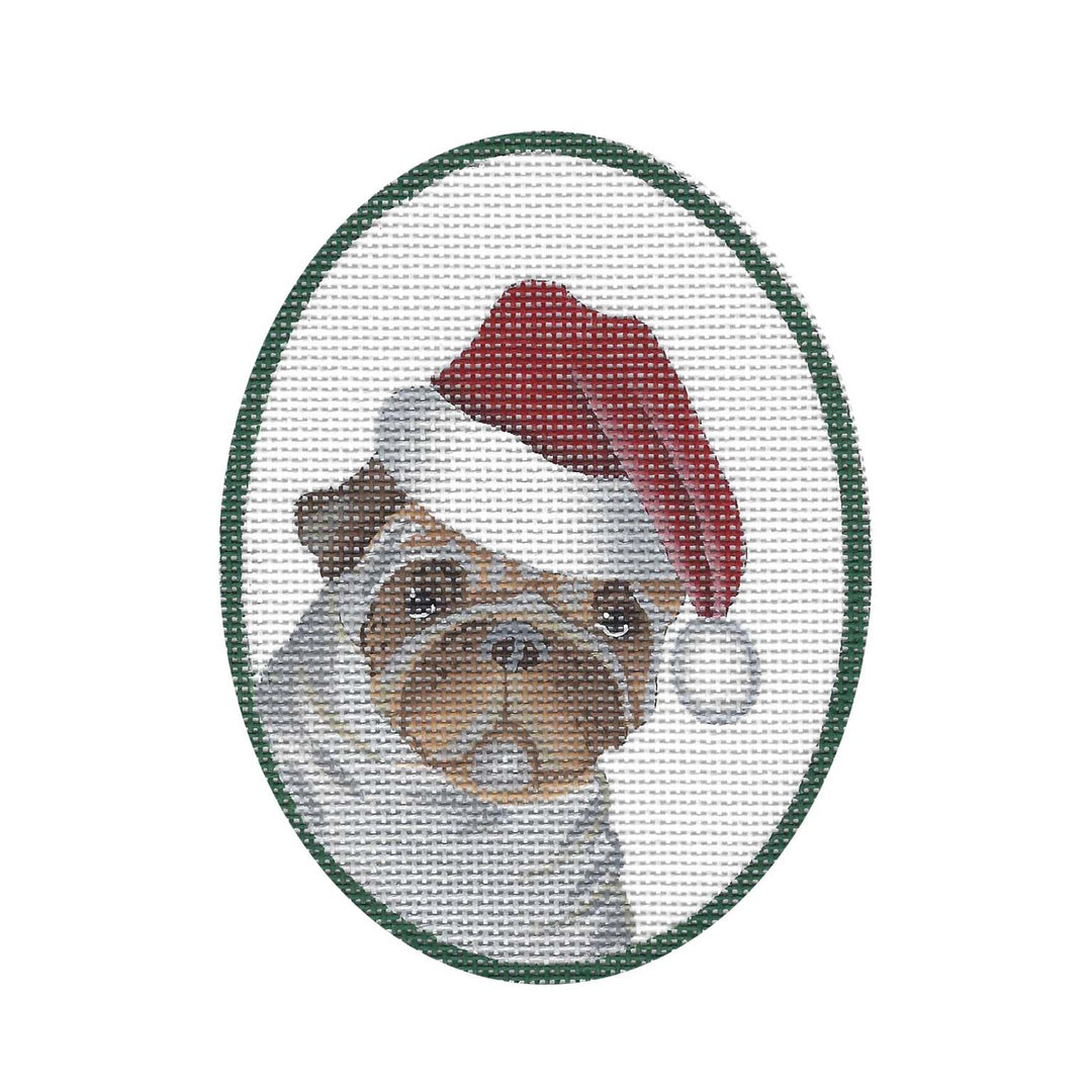 GD-XO16 - Pug with Santa Hat