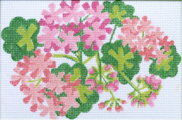 INSPLW-03 - PE Wallet/Credit Card Holder Insert – Geraniums - Pinks, Salmons and Greens
