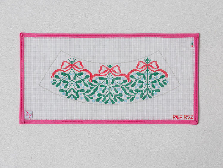 P&P RS2 - Red Bow Mistletoe Lampshade
