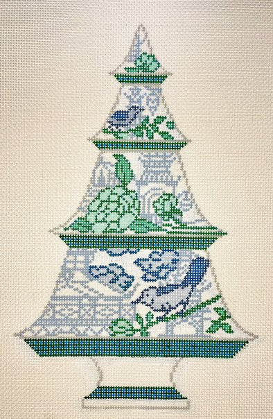 AFCT02 - Green & Blue Bird Tree