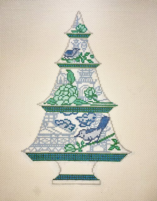 AFCT02 - Green & Blue Bird Tree