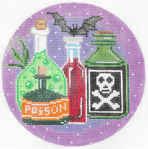 H-13D - Four Potion Bottles