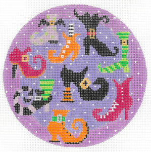 H-13I - Nine Colorful Witch Boots
