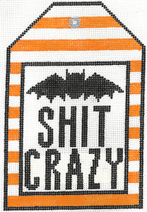 H-9F - Bat Shit Crazy Gift Tag