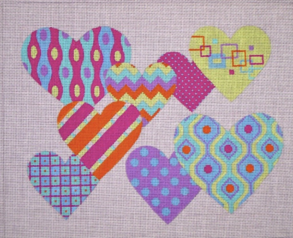 H113 - Pattern Hearts