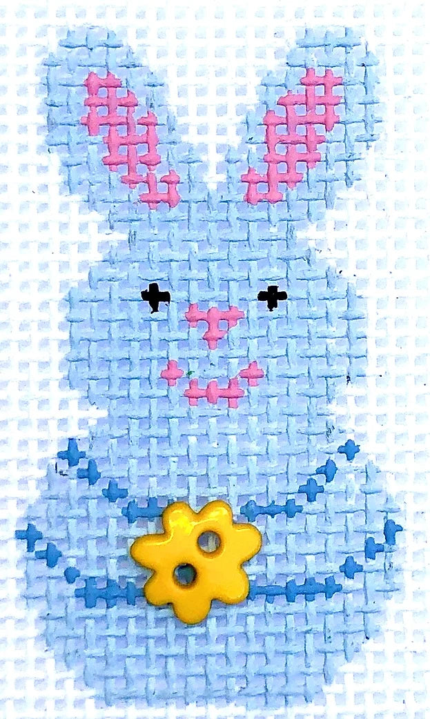 HB-42 - Mini - Blue Bunny Smiles