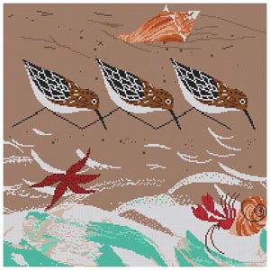 HC-B302 - Beach Birds (Top Portion)