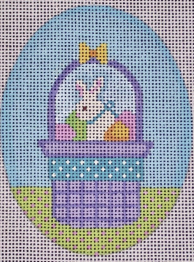 HO103 - Bunny in Basket Ornament