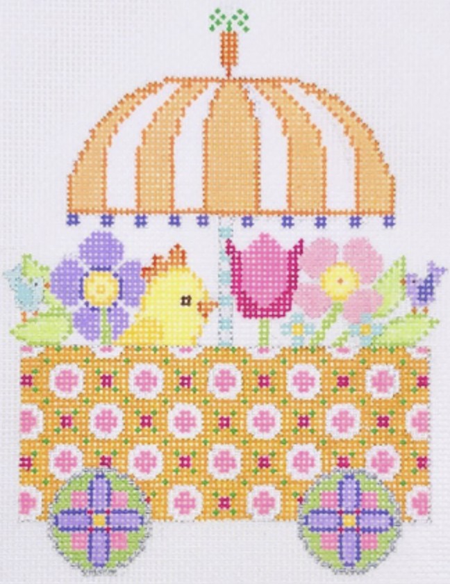 HO104B - Easter Egg Express Train - Orange Chick Car