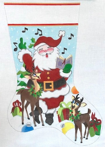 HO1197 - Santa Reindeer Stocking