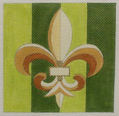 HO132 - Fleur de Lis Green