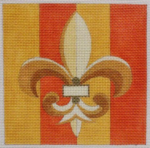 HO135 - Fleur de Lis Orange