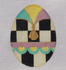 HO1463 - 5" Striped Egg