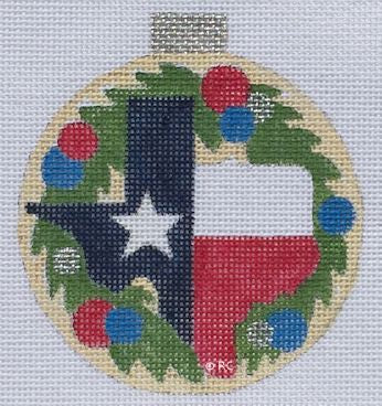HO1497 - Texas Wreath Ornament
