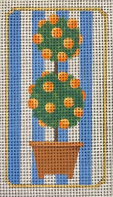 HO2154 - Orange Topiary Sunglass Case