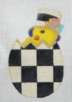 HO2259 - Checked Egg with Chick