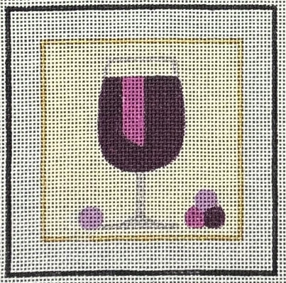HO2433 - Red Wine 4" Square