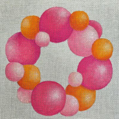 HO2600 - Pink Orange Wreath