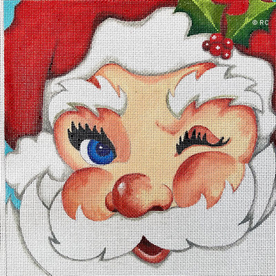 HO2063 - Winking Santa Face