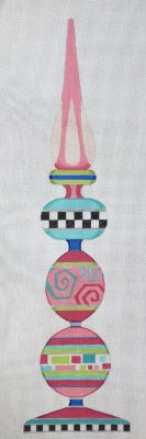 HO3104 - Pink and Green Finial 22"