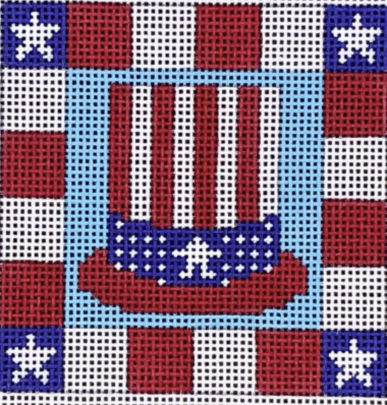 HO600D - July 4th Ornament